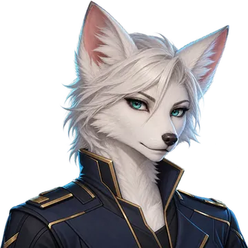 A Byakko, a white fox-folk officer