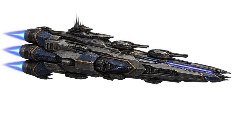Helios Spearhead, a heavy Terran capital ship